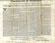 printed copy of the Disqualification Act of February 16, 1787