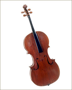 image: Bass Viol Made and Owned by Justin Hitchcock 