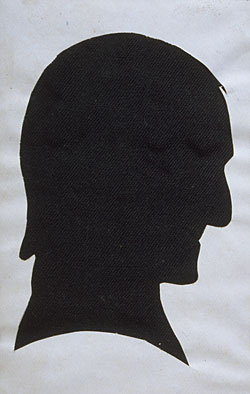 image: Silhouette of Justin Hitchcock