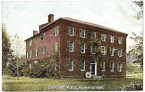 Memorial Hall Museum, from a period postcard