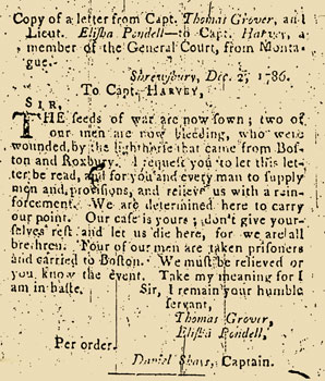 image: Letter or T. Grover & E. Pondell to Mr. Harvey Regarding Reinforcements