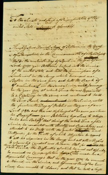 image: Daniel Shays' request for a continental army pension