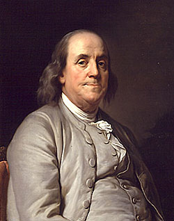image: Portrait of Benjamin Franklin