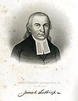 image: Portrait of the Reverend Joseph Lathrop